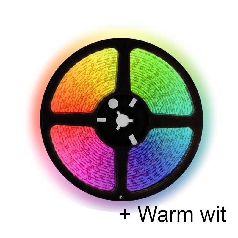 5 meter RGBW (Warm wit) led strip - DUAL LED - 60Leds/m - 12V 5 meter RGBW (Warm wit) led strip - DUAL LED - 60Leds/m - 12V